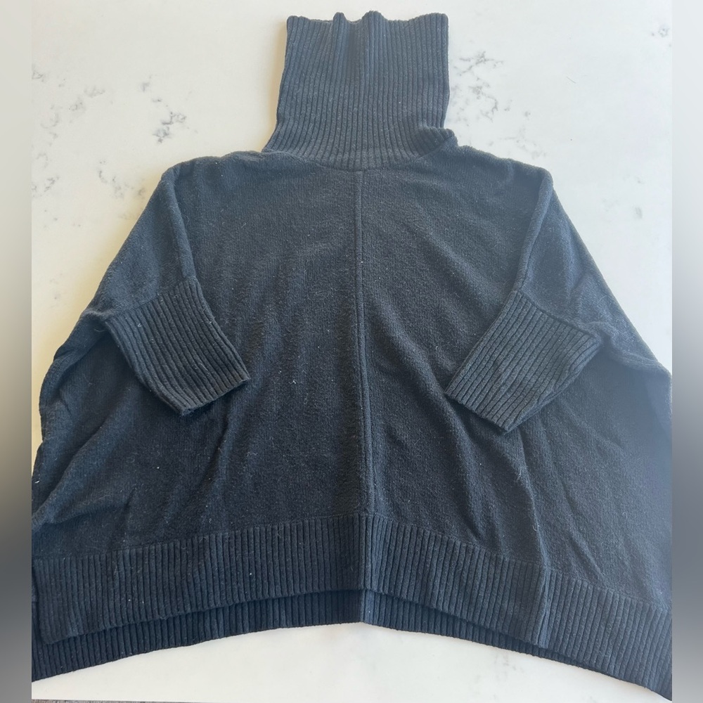 LOFT Poncho 3/4 Sleeve Sweater